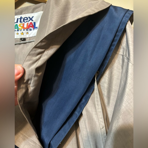 UTEX Hooded Trench Jacket, Cinch Waist - Picture 8 of 10